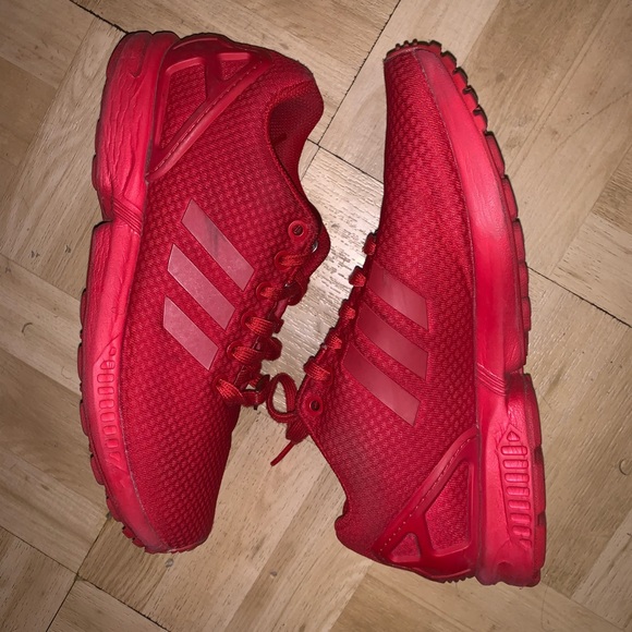 adidas Shoes - Adidas Flux zx triple Red- Size 7Y/ Men 7/ WMS 8.5 adidas Shoes - Adidas Flux zx triple Red- Size 7Y/ Men 7/ WMS 8.5